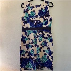 Boden Celebration Shift Dress Floral Hydrangeas